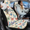 thumbnail image 3 of Uorisanigo 2-Pack Car Seat Covers, Universal Colorful Butterfly Auto Protectors for Front Seats, Comfy Automotive Seat Cushions For Cars, Car Interior Accessories, 3 of 7