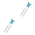 thumbnail image 3 of Moyic Palillos de metal Exquisitos niños Utensilios de cocina de acero inoxidable Sin rebabas Utensilios de comedor para niños Vajilla linda para Type1 NO1 Moyic CBP383366, 3 of 6