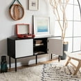 thumbnail image 5 of SAFAVIEH Oakley Contemporary Black/White Media Console (55.1 in. W x 15.8 in. D x 29.5 in. H), 5 of 14