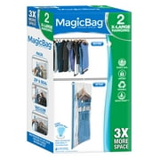 MagicBag Smart Design Instant Space Saver Storage - Hanging Extra Large Dress - Set of 2 Bags Total