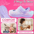 thumbnail image 4 of Zuecos de Piel Sintética Disney Stitch para Niñas en Morado, 4 of 6
