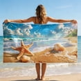 thumbnail image 5 of Hometravel Beach Towel Bag 2 in 1, Sand Resistant Microfiber Wearable Blanket Backpack, Quick Dry Towel Backpack for Camping Travel Swim, 5 of 9