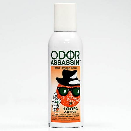 Scent Eliminator Spray Liquid - Odor Assassin Odor Eliminator Fresh Orange Scent