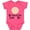 Vintage Hot Pink, variant on Inktastic My Lola and Lolo Love Me Girls Baby Bodysuit
