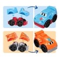 thumbnail image 3 of MEGA BLOKS First Builders Build & Race Rig Toy Blocks (19 Pieces) for Toddler, 3 of 6