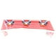 thumbnail image 1 of Mantel de fiesta Cubiertas de mesa desechables PE Manteles de pirata Decoración de mesa Suministros de fiesta Decoraciones navideñas (Rojo), 1 of 4