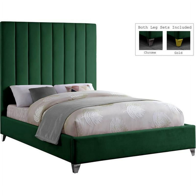Green king on sale bed frame