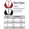 thumbnail image 6 of Deep V Triangle Bras for Women Sexy Spaghetti Strap Wireless Bralette 2 Piece Lightweight Backless Bra Sexy No Padded Racerback Bralette Tops Underwear, 6 of 6
