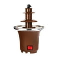 thumbnail image 5 of Upgraded Chocolate Fondue 3 Tier Chocolate Cheese Melting With 10oz Capacity Stainless Steel Mini Chocolate For Parties Weddings H, 5 of 6