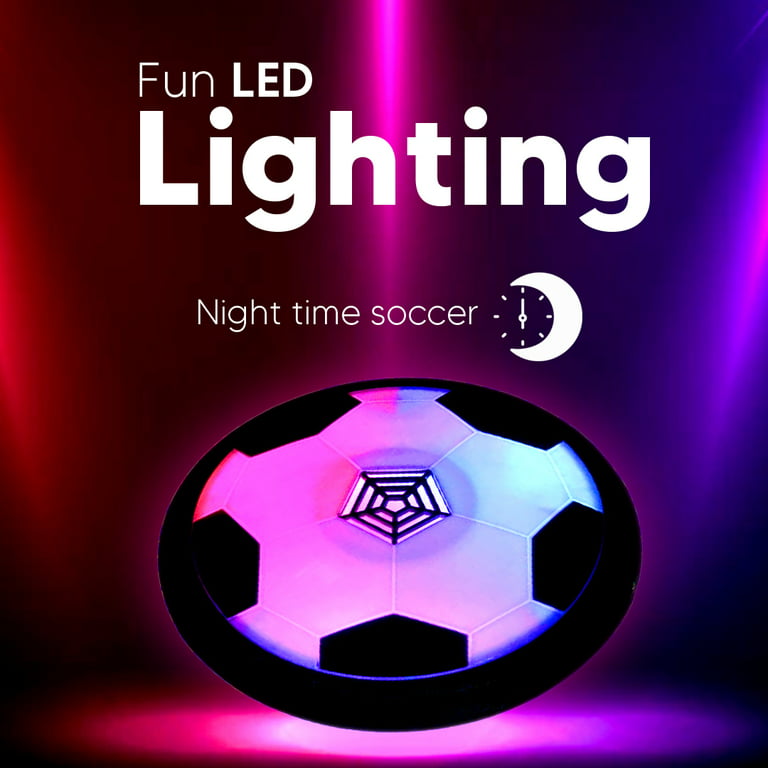 Kids Toys Air Power Soccer Ball Games Indoor Hover Football LED Lights