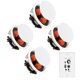 thumbnail image 1 of Altavoces Bluetooth para empotrar en pared o techo Herdio de 4'' 480W, sistema de 2 vías x2, 1 of 9