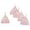 Pink, variant on Black Knotted Baby Cap (Pack of 5)