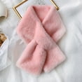 thumbnail image 2 of Scarf for Women Leopard Fuzzy Scarf Thick Warm Long Scarves Fleece Lined Large Scarves Winter Scarves for Women Pink One size, 2 of 3
