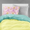 thumbnail image 2 of Watercolor Princess and Crown Fabric Standard Pillowcase, 2 of 2