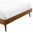 thumbnail image 6 of Modway Margo King MDF Wood and Rubberwood Platform Bed Frame in Walnut, 6 of 7