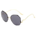 thumbnail image 1 of de Sol Poligonales de Moda de Protección Sin Marco con Bordes Ligeramente para Mujeres Damas Compras Fiesta Aire única Baoblaze  Gafas de sol para adultos, 1 of 6