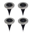 thumbnail image 1 of 4PCS Solar Floor Light-12LED Silver Warm Light MFZFUKR CPB-US-DYP190-6, 1 of 5
