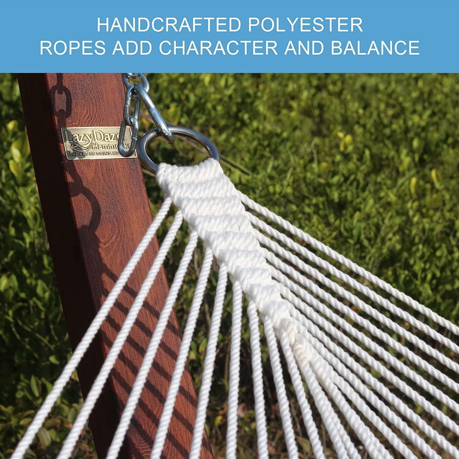 12 Ft Quilted Fabric Double Hammock With Spreader Bars And Detachable Pillow  450lbs Weight Capacity