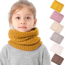Yoyauz Winter Wool Lined Neck Warm Tube Scarf Double Layer Cold Weather Mask Leggings Children, Boys, Girls, Toddlers