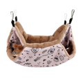 thumbnail image 4 of Cute Pet Squirrel Hamster Hammock Small Animals Hanging Bed Mat House Cage Nest 34x34cm, 4 of 8