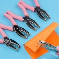 thumbnail image 4 of 3 Pieces Paper Hole Punches, Hand Hole Punch, Metal Hole Punch, For Diy Scrapbooking, Cards, Tickets, Tags (round Hole, Heart Shaped Hole, Star Shaped, 4 of 5