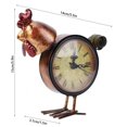 thumbnail image 4 of Fyydes European Retro Style Chicken Shaped Iron Clock Desk Table Clock Home Ornament Craft Gifts,Retro Desk Clock,Iron Clock, 4 of 8