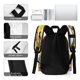 thumbnail image 5 of Caballeros Dorados-theme Backpack, Campus style schoolbag Bookbag with Adjustable Shoulder Straps And Large Zip Compartment, Unisex Travel Bags.42x30x15cm, 5 of 6