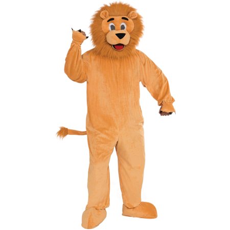 Lion Mascot Adult Halloween Costume - One Size