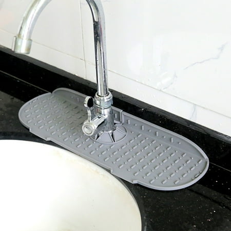 

GROFRY Sink Pad Reusable Soft Flexible Tear Resistant Easy to Clean Drain Silicone Quick Dry Sink Splash Guard Kitchen Accessories