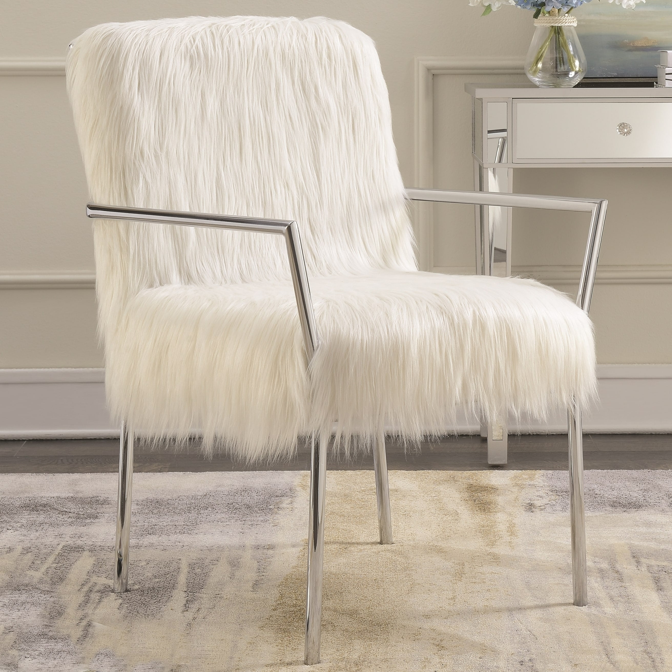 A Line Furniture Contemporary Furry Design Living Room Accent Chair ...