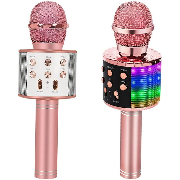 Cadeaux pour les filles de 7 à 8 ans - Microphone karaoké