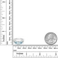 thumbnail image 3 of Gem Stone King 1.32 Cttw Sky Blue Aquamarine Swiss Blue Topaz and White Moissanite Engagement Ring for Women | 925 Sterling Silver | Gemstone Birthstone | Round 6MM and 3MM | Size 6, 3 of 4