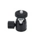 thumbnail image 3 of Mini Ball Head Ball Head with Hot Shoe Mount Adapter Camera Tripod Mini Ball Head 1/4 Inch Screw and Hot Shoe Mount Adapter with 1 X Mini Ball Head for Camera ANGGREK Otros, 3 of 8