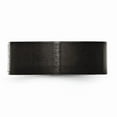 thumbnail image 3 of Stainless Steel Brushed Black IP Flat Three CZ Ring Size: 8; for Adults and Teens; for Women and Men, 3 of 7