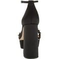 thumbnail image 4 of Sam Edelman Women's Ninette Platform Heels Black Satin 5.5M, 4 of 5