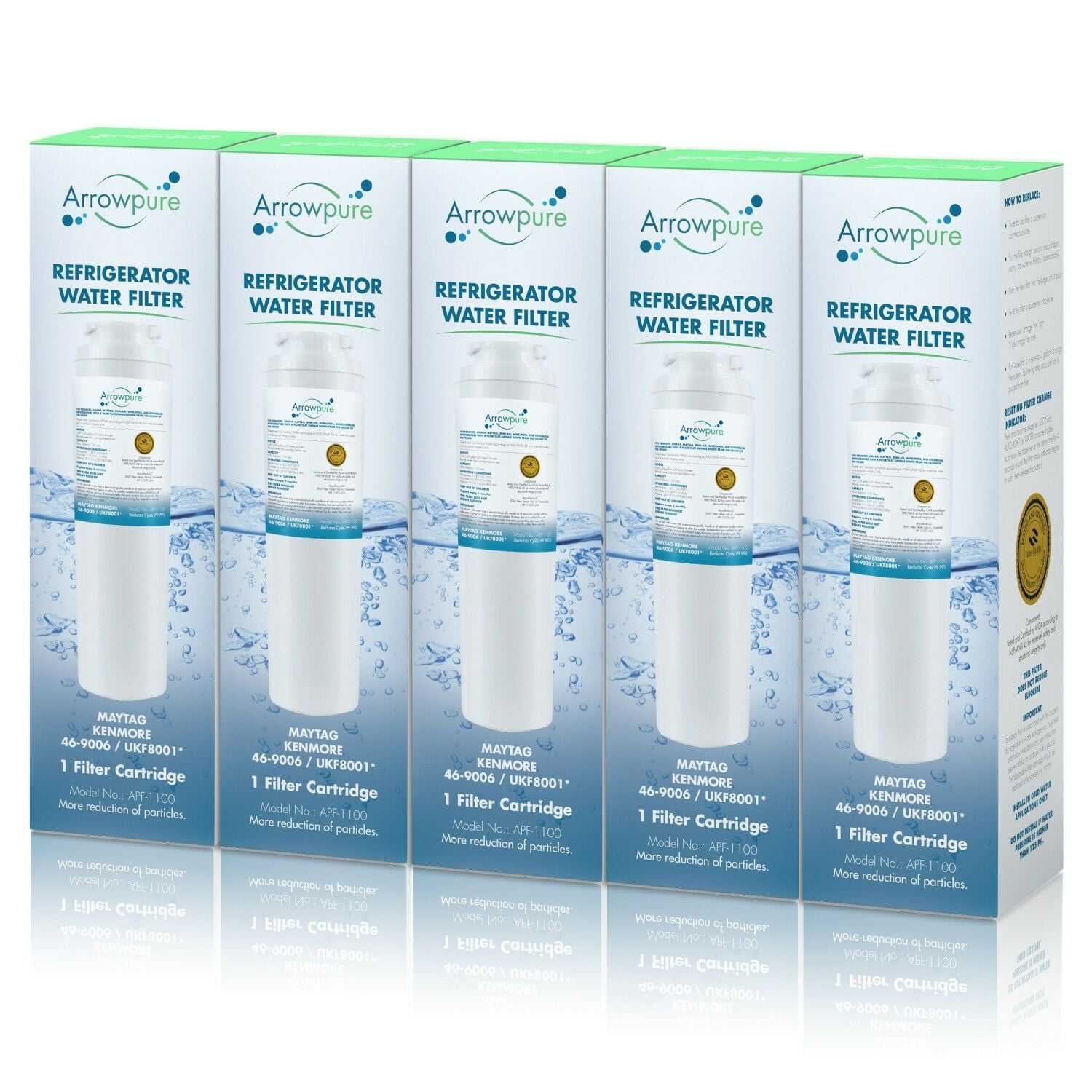 Details about   1 Arrowpure APF-1100 Refrigerator Water Filter Cartridge 