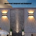 thumbnail image 4 of xaoyunyn Waterproof Solar Outdoor Wall Light with Control,Modern Design for Patio,Garden,Garage,Courtyard,Balcony Security Lighting, 4 of 6