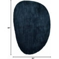 thumbnail image 2 of Modern Oval Shape Wool Rug - Irregular Shaped with Soft and Cozy Texture - Ideal for Living Room, Bedroom and More (3x5 Feet), 2 of 2