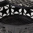thumbnail image 2 of Mainstays 40-Inch Wood Burning Fire Pit with Star Design and Cooking Grate, 2 of 10