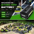 thumbnail image 4 of Batería Bonacell de 40 V, 7 Ah, de repuesto para herramientas Ryobi, 4 of 7