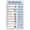 Blue1, variant on Self-discipline Habit Tracker,Lightweight Plastic Daily Checklist Planner,Practical Schedule Checking Tool For Daily Goal Plan Management Household Office Supplies