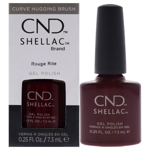 Shellac Nail Color - Rouge Rite by CND for Women - 0.25 oz Nail Polish
