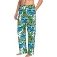thumbnail image 2 of Xecao Hawaii Palms Men's Straight Lounge Pajama Pants: The Ultimate in Comfortable Sleepwear, 2 of 9
