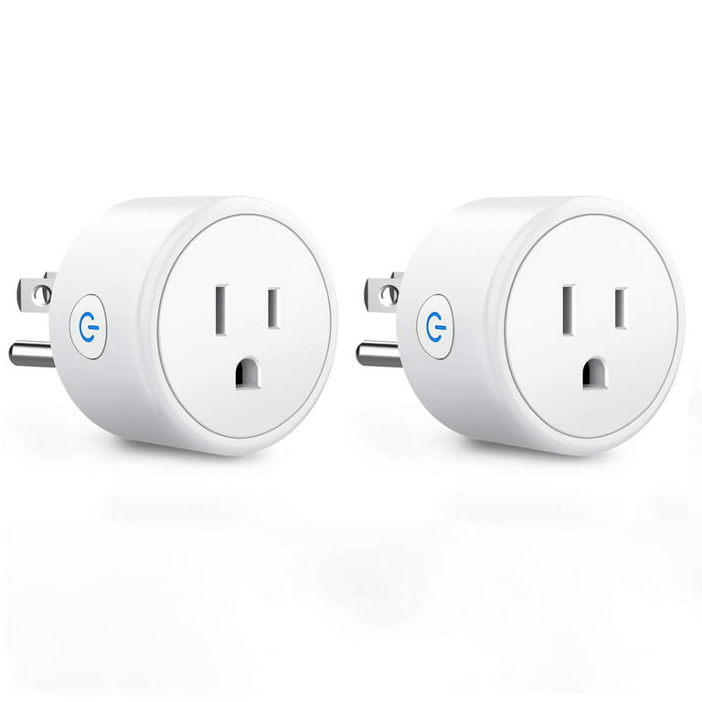 Outdoor Smart Plug, 2.4G WiFi Light Outlet Compatible with Alexa