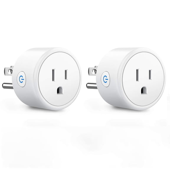 Smart Plug, High Security with Overload Protection, Smart Wi-Fi Outlet Works with Alexa, Google Assistant and IFTTT, APP Remote Control &Timer Function (2.4G Wi-Fi Only, 2 PACK)