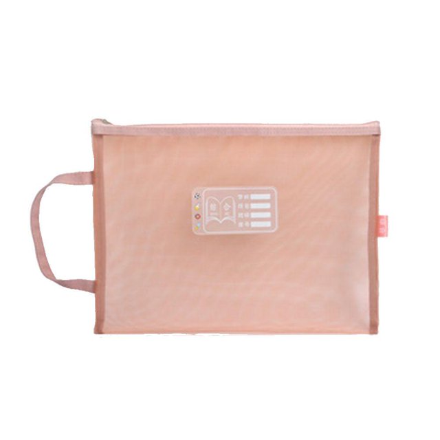 DESMOND1 A4 File Folder Bag 1 Pc Simple Estudiante Regalo Papelería Organizador Bolsa De Papel Archivo Bolsillo Cremallera Gao Jiahui unisex