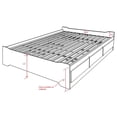 thumbnail image 5 of Prepac Lit de Rangement Plate-Forme Grand en Espresso, 5 of 5