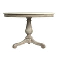 thumbnail image 4 of Danielle 44" Round Pedestal Marble top Dining Table in Gray and White  5644329, 4 of 7