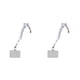 thumbnail image 1 of Cuerdas colgantes para teléfono Kearding con tarjeta cordones desmontables para el cuello anticaídas Negro, 1 of 6