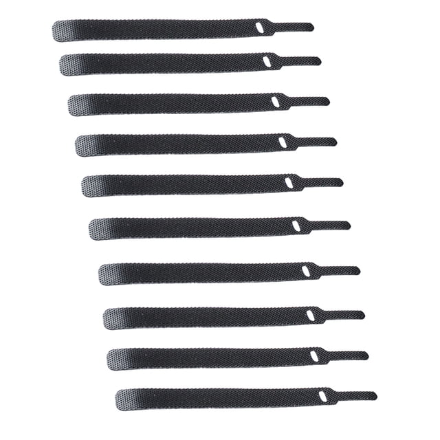 sweethay 1/3/5/7/10 Uds. Protector de Cable organizador de Cable enrollador de Cable para ratón auricular USB Cable de gestión soporte de Cable Cables de computadora Negro 10 piezas